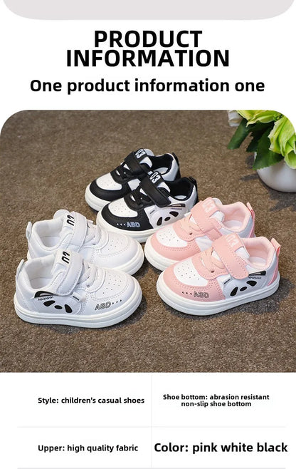 Kids Baby Sneakers Boys Girls Running Casual Footwear PU Leather Non-slip Toddler Kids Soft Comfortable Children Sports Footwear.