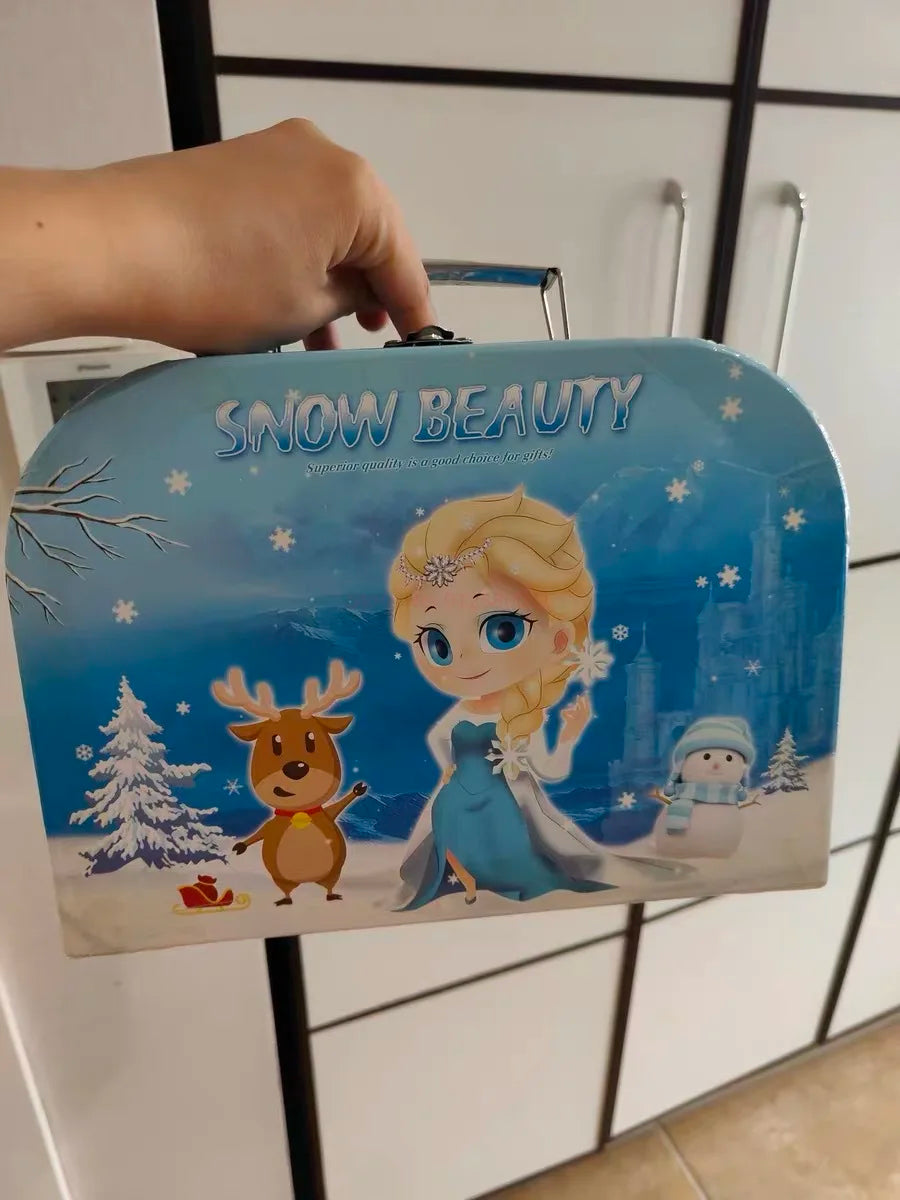 Kids Tea Party Set For Little Girls Mermaid Gift Pretend Toy Tin Tea Set Princess Tea Time Kitchen Pretend Play Tea Set Gift