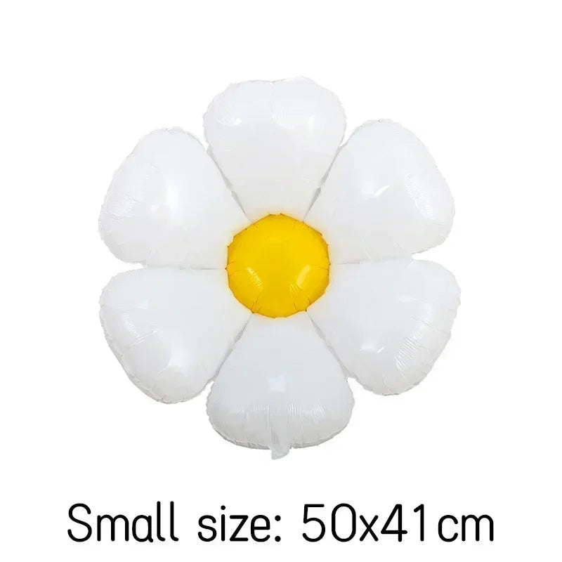 10/1PCS Weiß Gänseblümchen Blume Ballon Multi Größe Sonnenblumen Folie Ballons Helium Ball Kinder Geburtstag Party Baby Dusche dekoration.