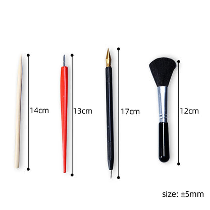 Scratch Art Paper Set 10 Sheets 5 Stencil Templates World Landmarks Animal DIY Kit Creative Painting Craft Magic Toy Kids Gift