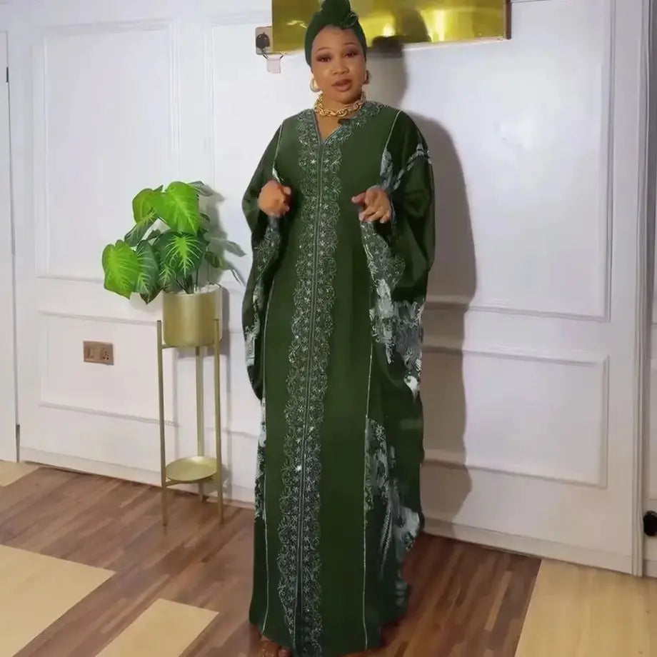 Abayas For Women Dubai Luxury 2025 African Muslim Fashion Dress Caftan Marocain Evening Party Dresses Boubou Robe Djellaba Femme.