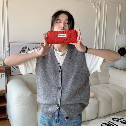 2025 Cute Rabbit Travel Cosmetic Lipstick Purse Storage Bag Kawaii Women Makeup Handbags Organizer Wallet Pouch Pencil Case Bags