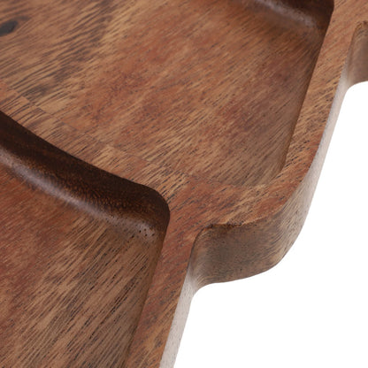 Wooden Compartmented Dinner Plate Christmas Tree Cheese Board Snack Tray Serving Platter Holiday Dry Fruit Display Home Kitchen.