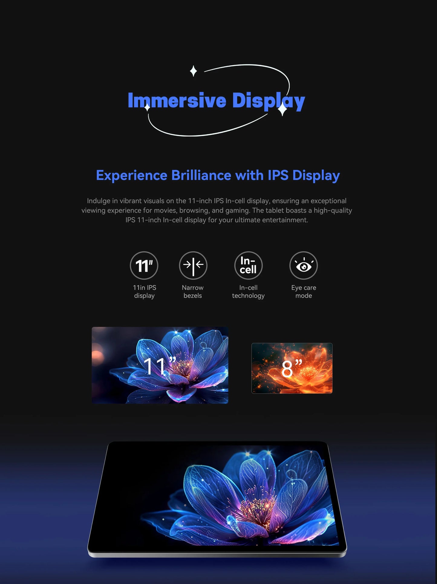 ALLDOCUBE iPlay60 Lite Tablet 10.95" 60Hz Display Unisoc T606 12GB(4GB+8GB Virtual)RAM 128GB ROM 4G LTE 8000mAh Android 14.