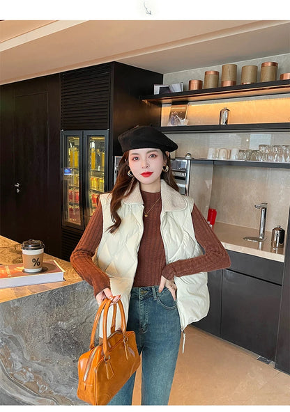 2025 gestrickte Pullover Dicke Warme Rollkragenpullover Frauen Tops Gefüttert Pullover Herbst Winter Streetwear Jersey Strickwaren Jumper