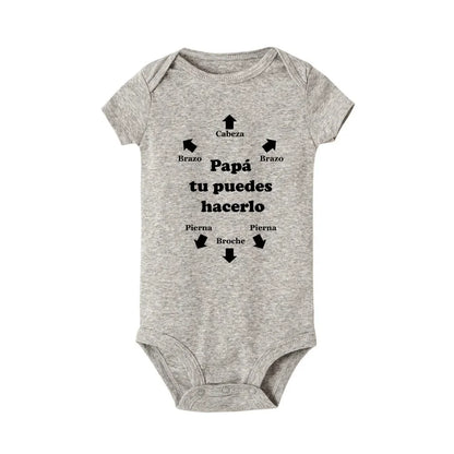 Papa Tu Es Le Meilleur Baby Body Niedlicher Sommer Baby Strampler Body Jungen Mädchen Kleidung Outfits Babykleidung Vatertagsgeschenk.