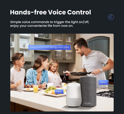 GIRIER Smart Lichtschalter WiFi Druckknopf Wandschalter Neutralleiter erforderlich 1/2/3/4 Gang Funktioniert mit Tuya Alexa Google Home.