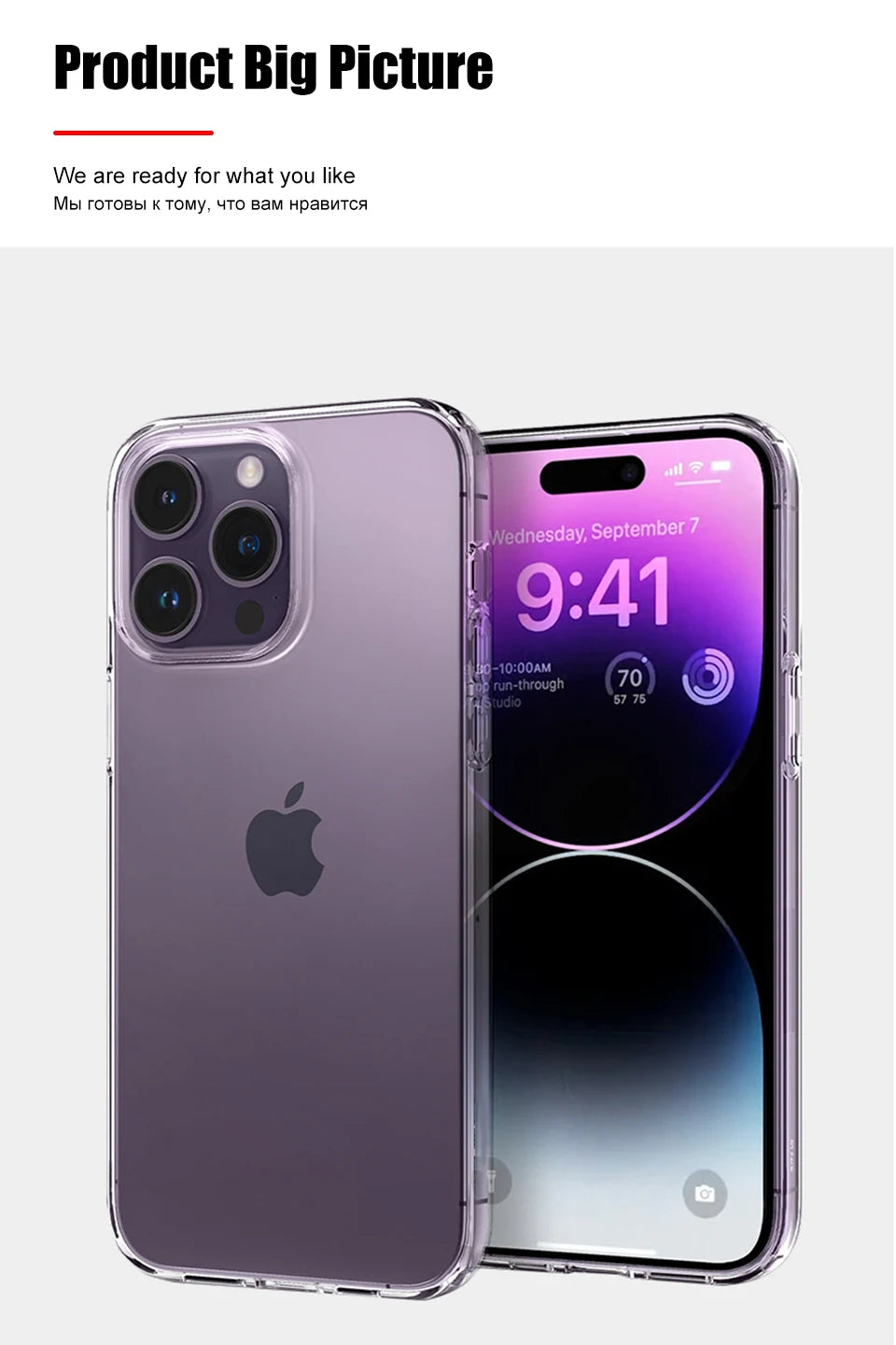 Luxury Clear Silicone Phone Case For iPhone 16 15 14 13 12 11 Pro Max XR X XS 7 8 Plus Shockproof Transparent Bumper Back Cover.