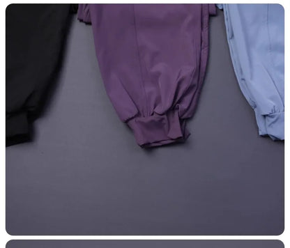Damen-Fitness-Yogahose mit hoher Taille und Tasche, lockere Bündchen, Knöchel, Workout, Laufen, Training, Sport, Jogginghose, schnell trocknende Haremshose.