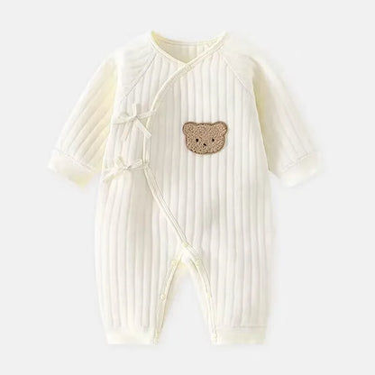 Jungen Mädchen Body Neugeborenen Winter Onesie Kleidung Baumwolle Kleinkind Hause Tragen 0-6M Verdickte Frühling und Herbst Kleidung.