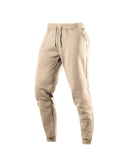 Men's Jogging Sports Pants Autumn Winter Thick Fleece Sweatpants Drawstring Outdoor Casual  Trousers Warm Daily Fitness Clothing.