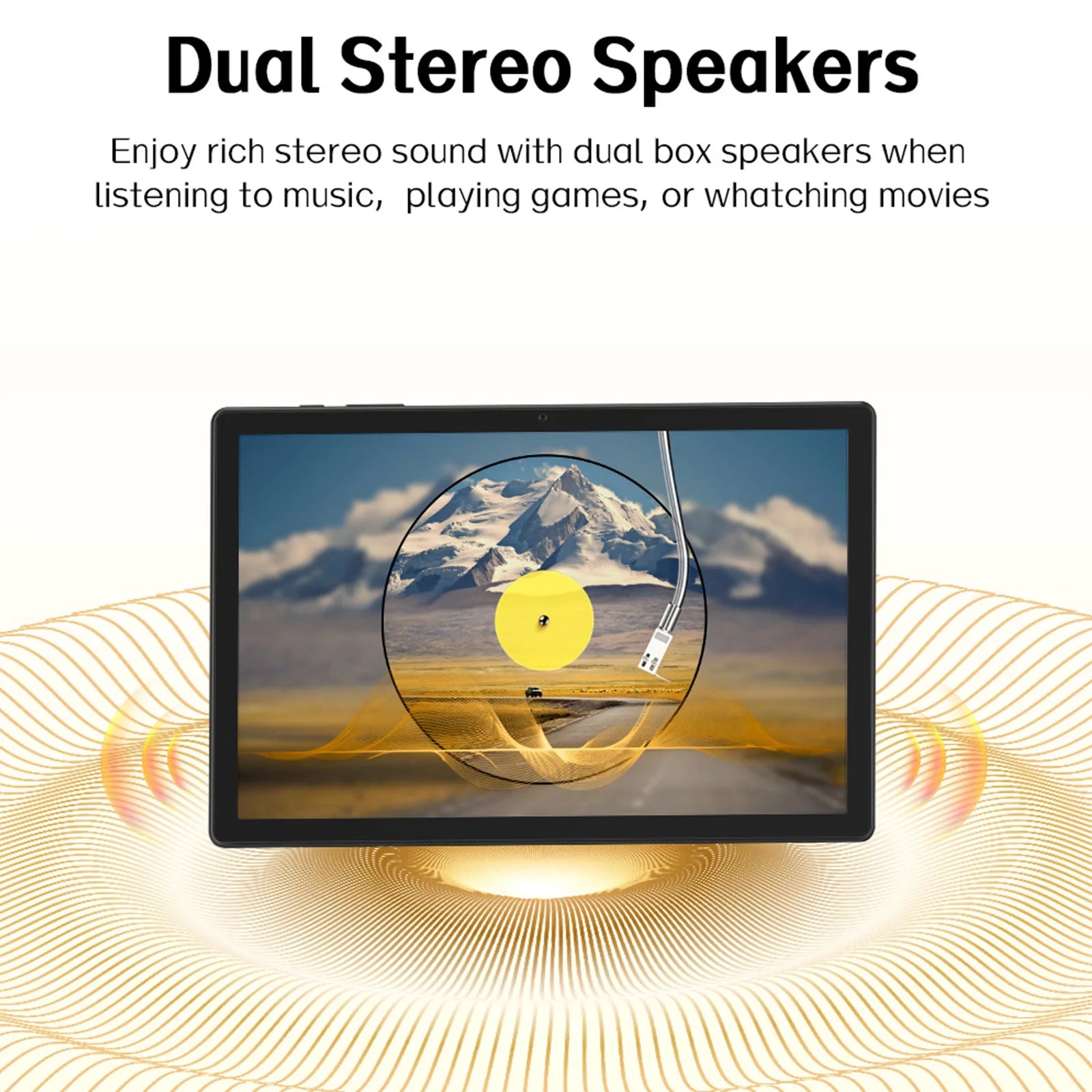 ANRY 10.95-inch HD Display Tablet Android 15 12GB RAM 128 ROM 2.4G/5G WiFi T606 Octa-Code 8000mAh Android Tablets with Case.