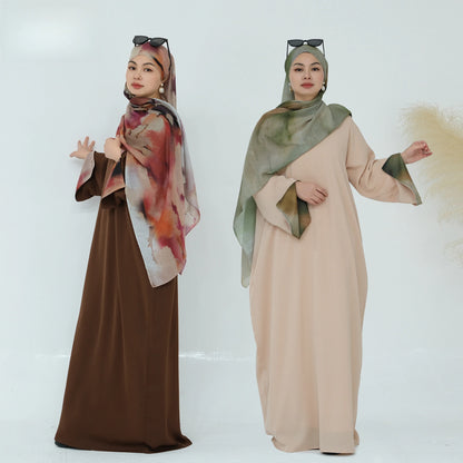 Ramadan Arabic Women Muslim Modest Dress Elegant Dubai Hijab Abaya 2025 Spring Summer Islam Outfit Clothing Fashion Turkey Gown.