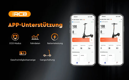 RCB Electric Scooter D5/D5 PRO ABE (premium version), NFC/Indicator/APP, 500W Motor Peak 1600, 10" Commuting E Scooter for Adult.