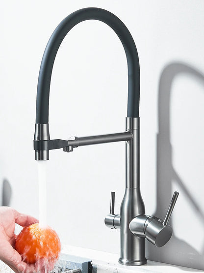 Filtered Kitchen Faucet Purification Tap With Magnetic Sprayer Kitchen Faucet Filtered Water Purification Feature Kitchen Tap