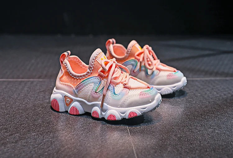 Children's Sports Shoes for Toddlers Boys Girls Little Kids Running Sneakers Air Mesh Breathable Soft Fashion Classic Casual New.