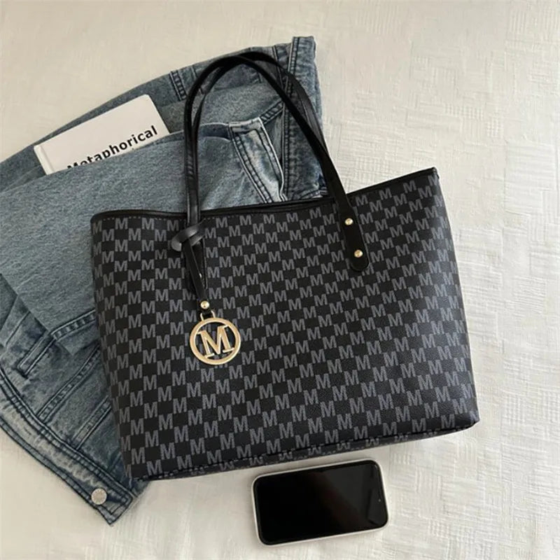 Stylish Tote Bag, Vintage Handbag, Large Underarm Shoulder Bag for Women Suitable for Daily Use, Work, Outdoor, Travel, Shopping