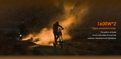 Original KuKirin G4 Max Off-Road Electric Scooter 2*1600W Motor 60V 35.2Ah 95km Max Range 86km/h Speed foldable Kick EScooter.