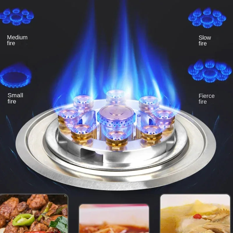 7kw Gas Cooktop Single Stove Household Liquefaction Gas Stove Single Coal Desktop Embedded Single Gas Stove 4.5 KW/5.2kw/.