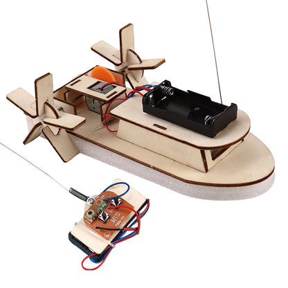 DIY Science Toys Children Educational STEM Projects Kits 3D Assemble Car Boat Model Wood Puzzle Toy Scientific Experiment Kit.