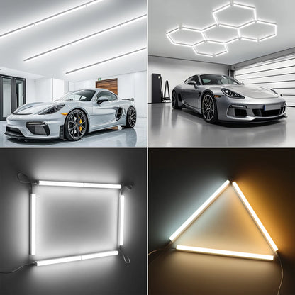 50cm T5 LED Tube Light 15W Aluminum - Garage Ceiling Light/Kitchen Under Cabinet Lighting/Wall Lamp 110V-220V Universal Voltage.