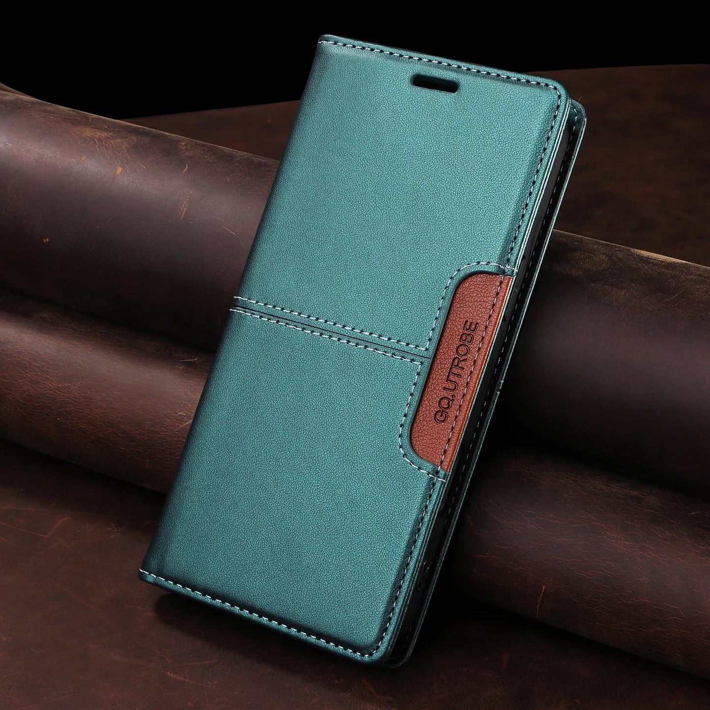 Leather Phone Case for Xiaomi Mi 14T 13T 12T 11T Pro Magnetic Flip Wallet for Mi Poco X7 X6 X5 F6 M6 Pro X3 F3 Card Wallet Cover.