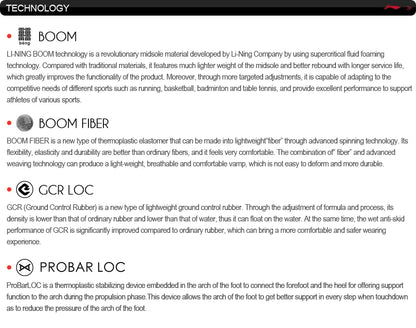 Li-Ning Männer RED HARE 8PRO Racing Laufschuhe BOOM FIBER Kissen Stabile Sportschuhe Leichte Anti-Rutsch Tragbare Turnschuhe ARPV003.