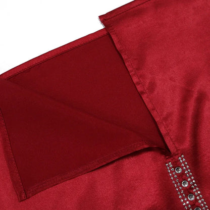 Autumn Fashion Muslim Dresses for Women Muslim Long Sleeve V-neck Party Evening Long Abay Dress Suit Inner and Abaya Outfits