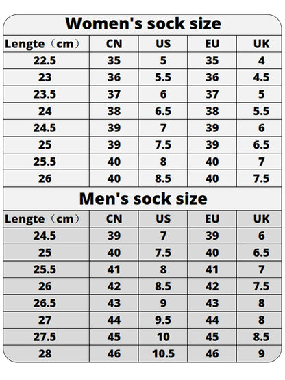 6/10/20 Pairs Men Women Striped Round Neck Socks Spring Autumn Breathable Odor Proof Sweat Absorbing All-Season Casual Socks.