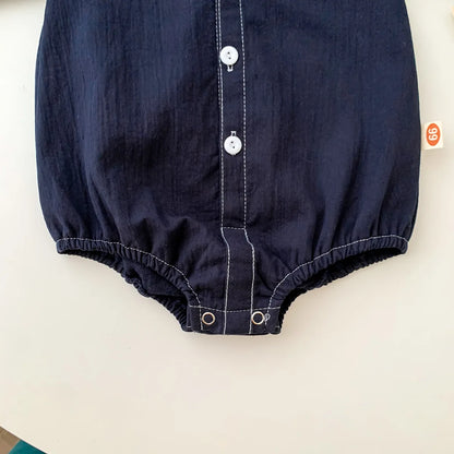 Neugeborenen Baby Prinz Sommer volle Hülse Fliege Gentleman Stil Outfits Infant Kinder Overalls Baumwolle Kleidung Mode Bodys