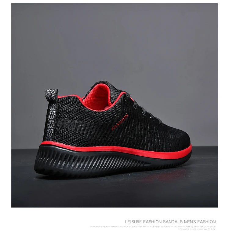 Men Running Shoes Breathable Light Comfortable Men's Casual Shoes Tenis Outdoor Slip On Walking Sneakers.