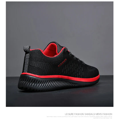 Men Running Shoes Breathable Light Comfortable Men's Casual Shoes Tenis Outdoor Slip On Walking Sneakers.