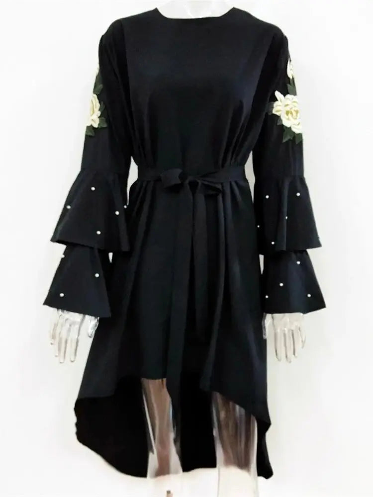 Ramadan Black Abaya Damen Dubai Luxury Islamic Women Muslim Dress Kebaya Kaftan Robe Musulmane Caftan Marocain Femme.