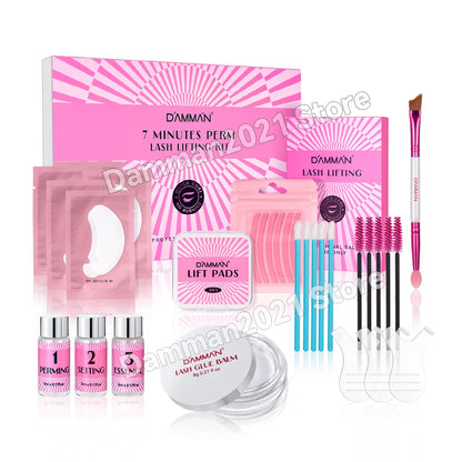 Damman Professional Lash Lifting Kit Eyelash Curling Lifting Set Long Lasting Lash Lift Perm Kit Makeup Tools For Salon Use.