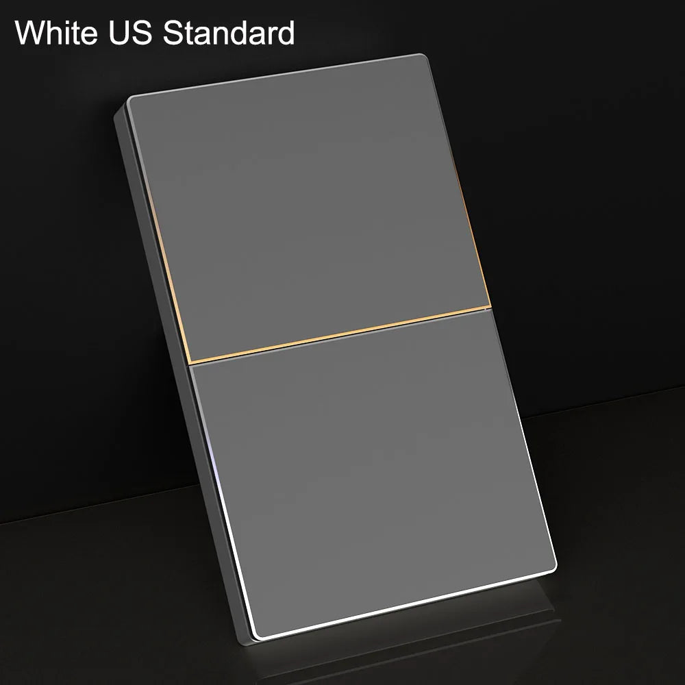 AVATTO Tuya WiFi Smart Lichtschalter US-Standard 1/2/3/4 Gang Druckschalter mit Umgebungslicht Arbeit für Alexa Google Home.