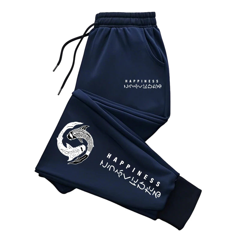 Japanese Fashion Men's Tracksuit Hoodies Sweatpants 2 Piece Set Fall&winter Daily Casual Sporty Jogging Suit Urban Trend Outfits.