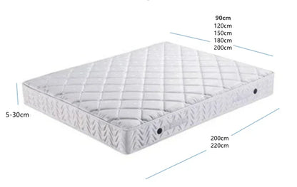 Waterproof Mattress Protector Thicken Fitted Bed Sheet Breathable & Noiseless Mattress Pad for Twin/Double/Queen/King Size Beds.