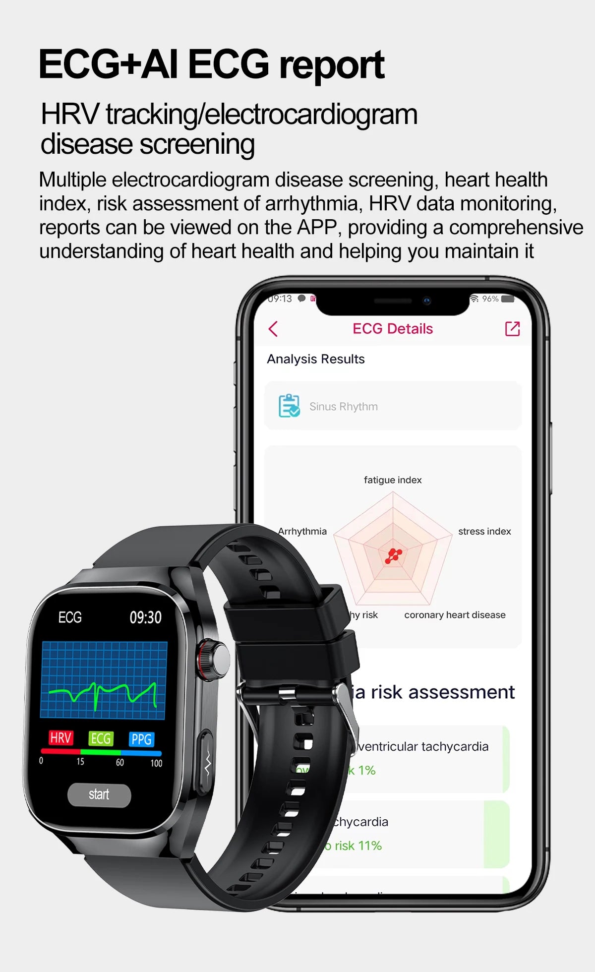 2025 New AI Intelligent Diagnosis ECG+PPG Smartwatch Health Protection Blood Lipids Uric Acid Heart Rate BT Call Smart Watch Men.