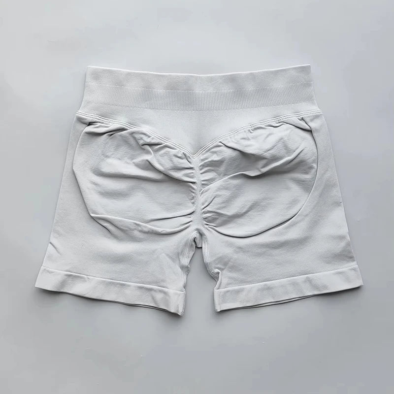 Yoga Shorts Resistance Exercise Shorts Seamless Low Waist Scrunch Bum Gym Shorts Workout Biker Short Stretch Fitness Sportwear