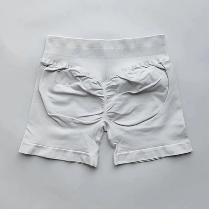 Yoga Shorts Resistance Exercise Shorts Seamless Low Waist Scrunch Bum Gym Shorts Workout Biker Short Stretch Fitness Sportwear