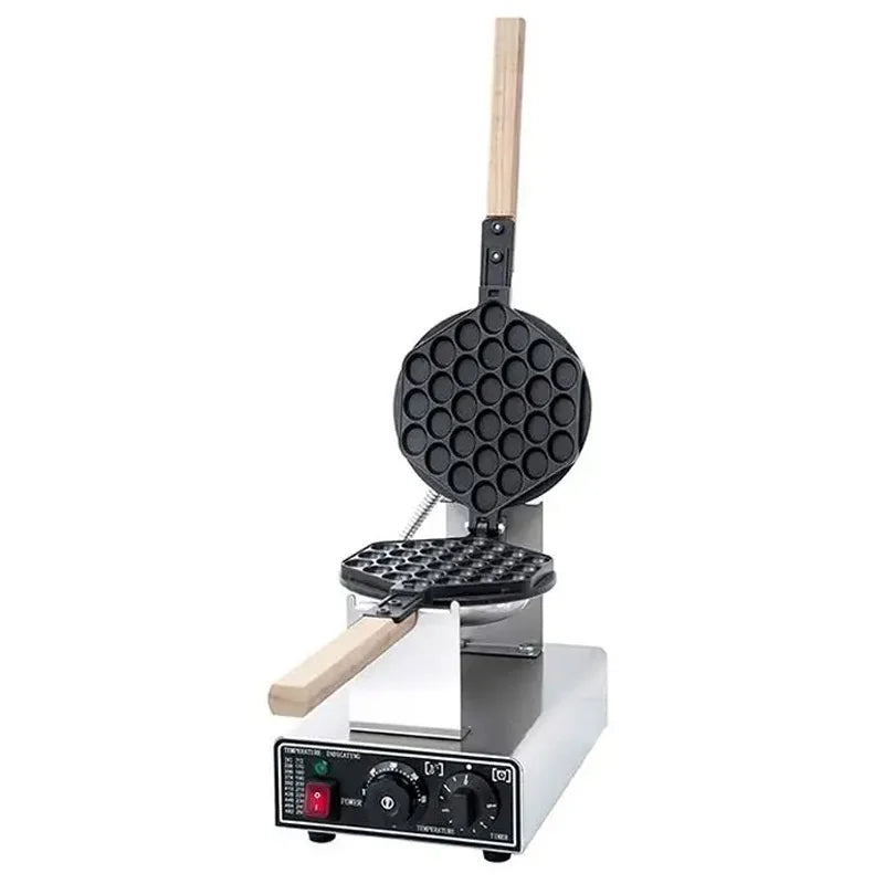 Commercial Egg Waffle Machine And Cooling Rack Egg Waffle Maker Household Waffle Making Machine Paired Cooling Rack.