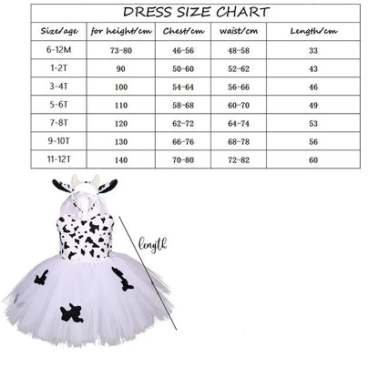 Halloween Tier Cosplay Kostüm für Kinder Wald Thema Kühe Tiger Giraffe Leopard Zebra Tutu Kleider Performance Tanz Sets.