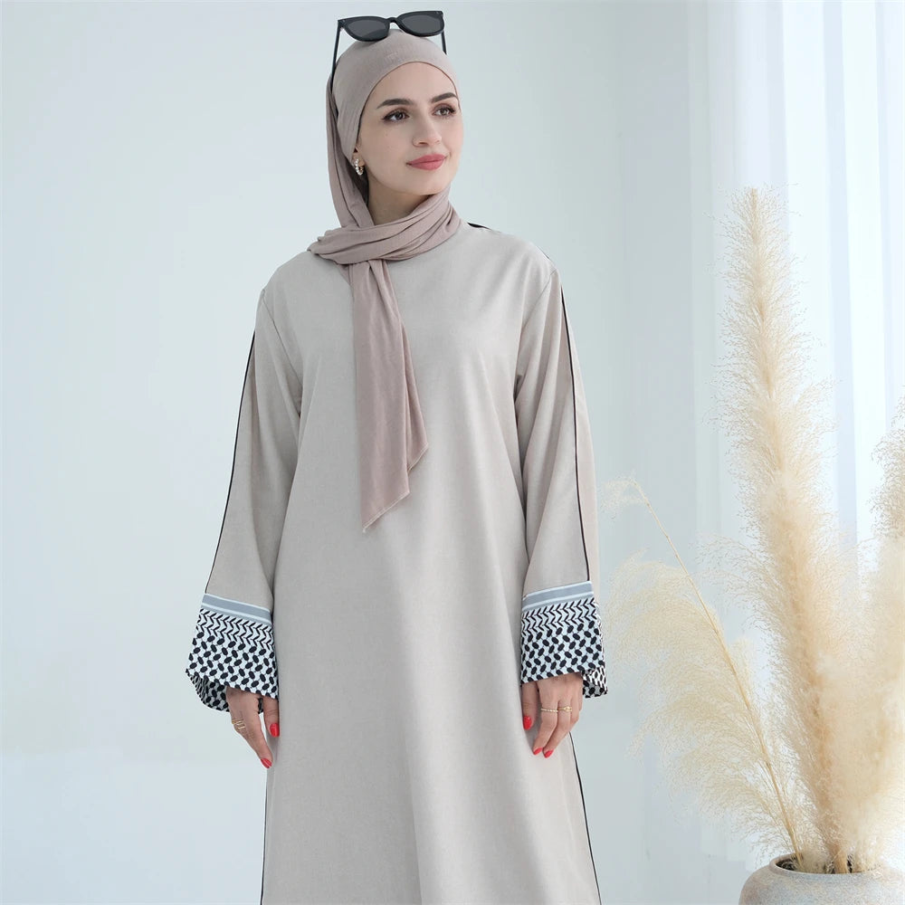 Ramadan Eid Plain Modest Abaya Dubai Muslim Islam Kaftan Dress Abayas For Women Kebaya Caftan Marocain Vestidos Robe Musulmane.