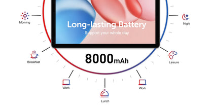 XGODY Q17 Android 15 Tablet 11 inch A573 Octa-Core CPU 2K HD Touch Screen 16GB RAM 256GB ROM Android 15 8000mAh 13MP+8MP Camera.