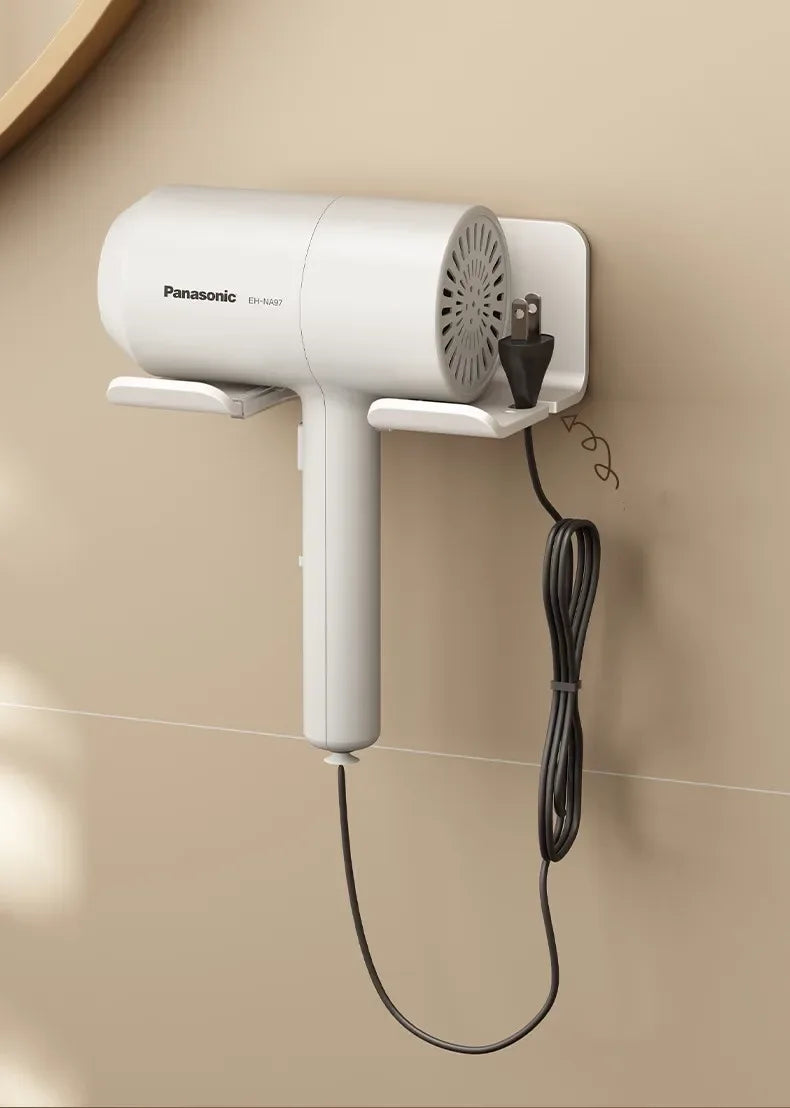 Universal Haar Trockner Halter Bad Haarglätter Stehen Nagel Kostenloser Wand Regale Zimmer Lagerung Rack Wand-montiert Hause Regal