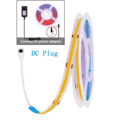 DC 5V LED COB Streifen Licht USB Hohe Dichte Linear Beleuchtung 320LED Flexible Band Lichter Warm Natürliche Weiß rot Blau Grün Dekor