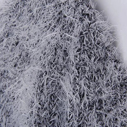 Pullover 2019 Herbst Winter Frauen Oansatz Pullover Lose Gestrickte Damen Pullover Weibliche größe Casual Einfarbig Plüsch Pullover.