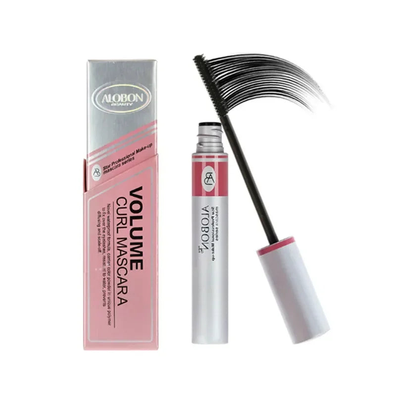 Mascara Curl Eyelash Extension Colossal Mascara Volume Makeup 1pc Black Ink Alobon 3d Fiber Lashes.