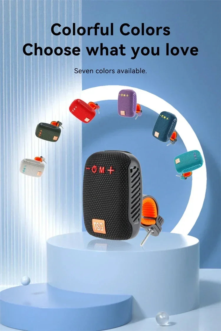 Outdoor Bicycle TG392 Portable Bluetooth Speaker TWS Wireless Mini Bass FM Radio Soundbar Boombox Riding Music Play Loudspeaker.