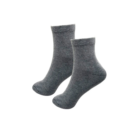 2/5 Pairs Men Women Cotton Socks Pure Color High Quality Soft Breathable Grey Black Business Casual Men winter socks Large Size.